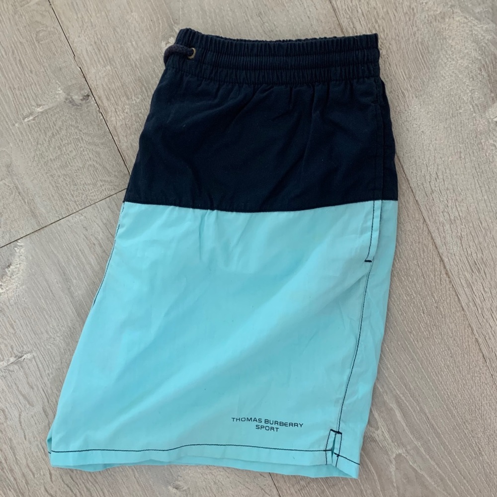 Thomas Burberry men’s swim trunks